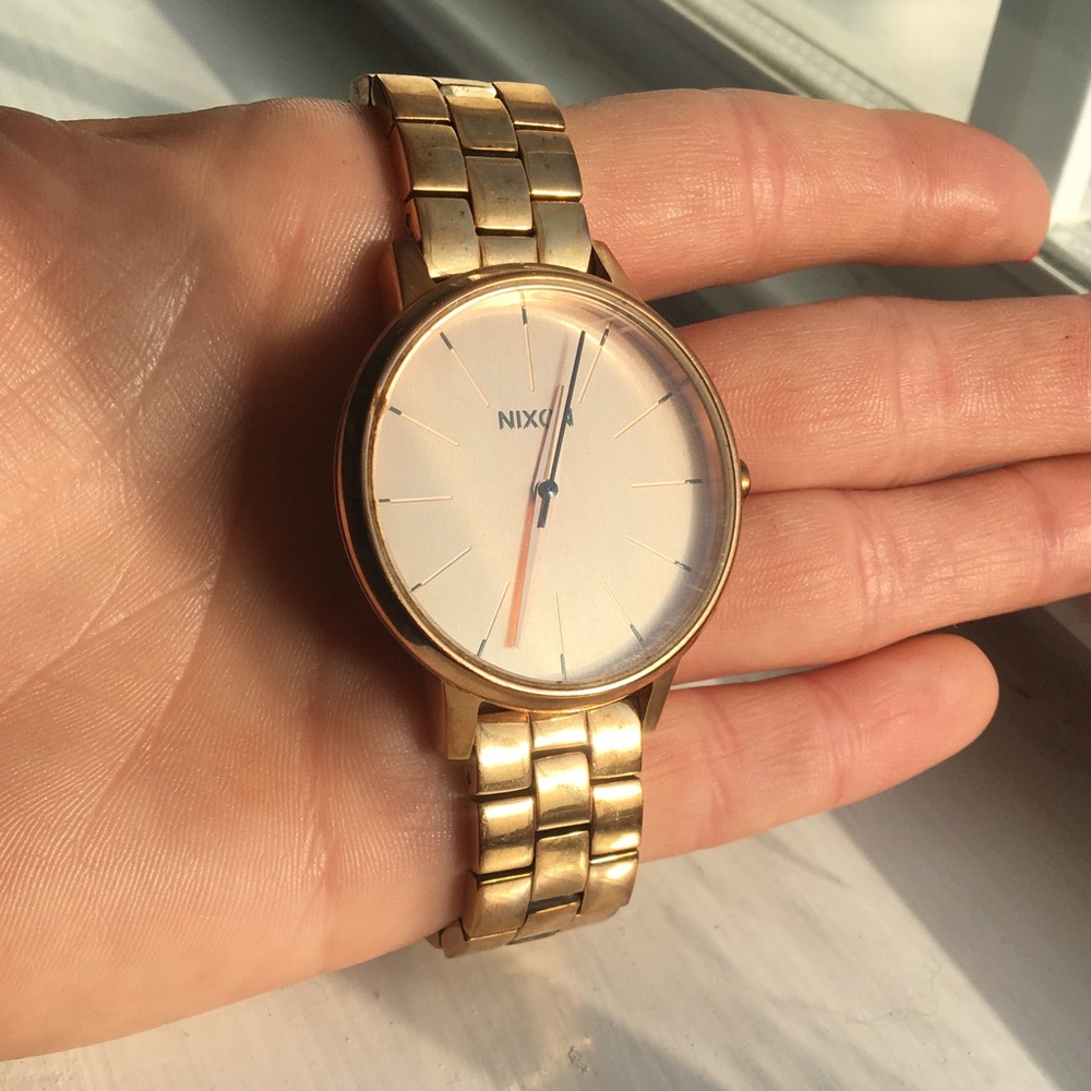 NIXON KENSINGTON ROSE GOLD WATCH - Picture 2 of 7
